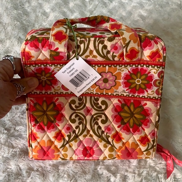 NWT Vera Bradley Folkloric Tech Organizer Bag - Picture 1 of 6